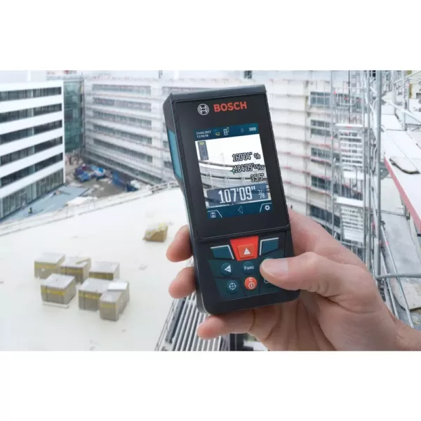 Bosch BLAZE 400 ft. Outdoor Laser Measure with Bluetooth and Camera Viewfinder