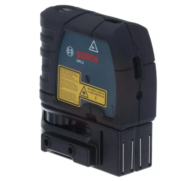 Bosch Factory Reconditioned 100 ft. Self Leveling 3 Point Laser Level with Mounting Strap and Belt Pouch