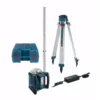 Bosch 1650 ft. Self Leveling Rotary Laser Level Premium Kit with Fully Automatic Dial In Slope and Rechargeable Batteries