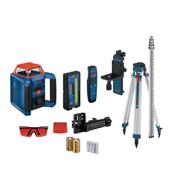 Bosch REVOLVE2000 Self-Leveling Horizontal/Vertical Rotary Laser Kit