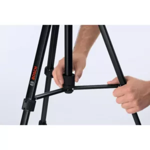 Bosch Compact Tripod with Extendable Height Plus Blaze 400 ft. Outdoor Laser Measure with Bluetooth and Camera Viewfinder