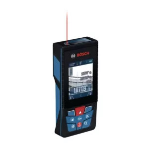 Bosch Compact Tripod with Extendable Height Plus Blaze 400 ft. Outdoor Laser Measure with Bluetooth and Camera Viewfinder