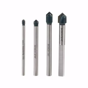 Bosch Glass and Tile Carbide Tipped Drill Bit Set (4-Piece)