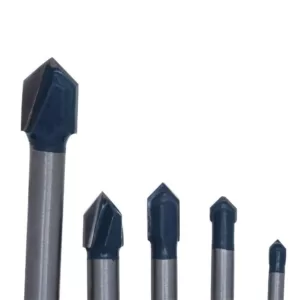 Bosch Carbide-Tipped Glass and Tile Drill Bit Set (8-Piece)