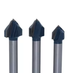 Bosch Carbide-Tipped Glass and Tile Drill Bit Set (8-Piece)