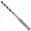 Bosch 3/16 in. x 3 in. x 4 in. Blue Granite Turbo Carbide Hammer Drill Bits for Concrete, Stone and Masonry Drilling (25-Pack)