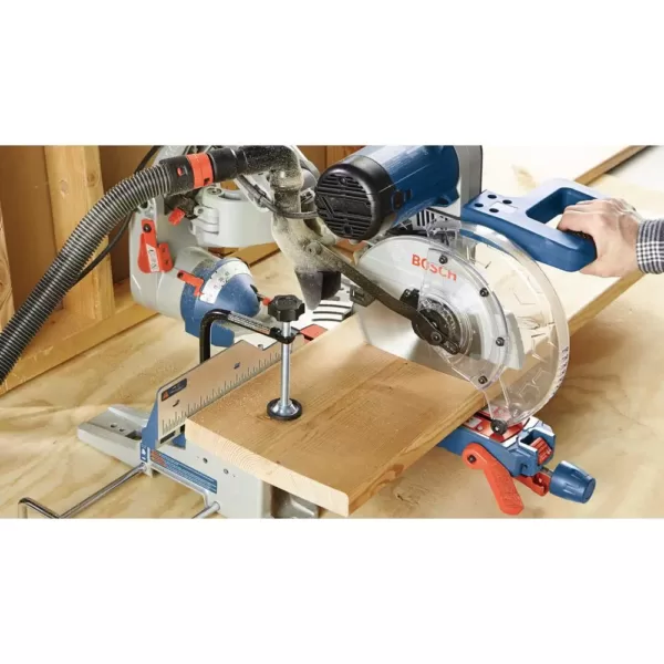 Bosch 15 Amp Corded 10 in. Dual-Bevel Sliding Glide Miter Saw with 60-Tooth Carbide Saw Blade