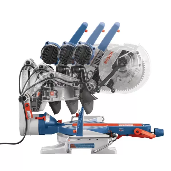 Bosch 15 Amp Corded 10 in. Dual-Bevel Sliding Glide Miter Saw with 60-Tooth Carbide Saw Blade