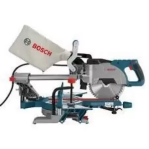 Bosch 12 Amp 8-1/2 in. Corded Portable Single Bevel Sliding Compound Miter Saw with 48-Tooth Carbide Blade