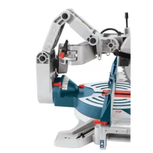 Bosch 15 Amp 12 in. Corded Dual-Bevel Sliding Glide Miter Saw with 60 Tooth Saw Blade