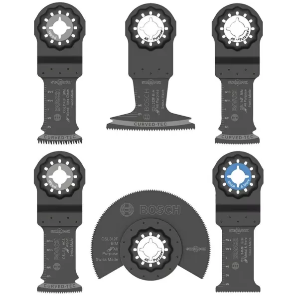 Bosch Starlock Oscillating Multi-Tool Accessory Blade Set (6-Piece)