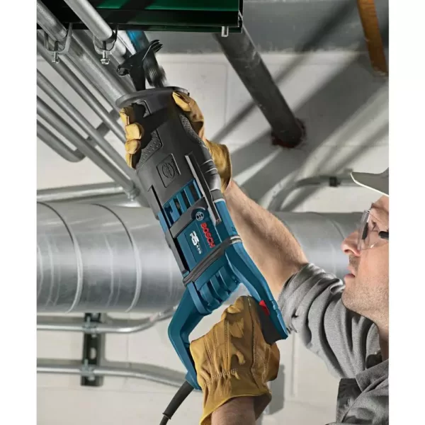 Bosch 14 Amp Corded 1-1/8 in. Variable Speed Stroke Reciprocating Saw with Carrying Bag and Vibration Control