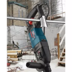 Bosch Bulldog Xtreme 8 Amp 1 in. Corded Variable Speed SDS-Plus Concrete Rotary Hammer Drill with Free 4-1/2 in. Angle Grinder