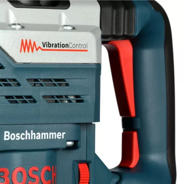 Bosch 13 Amp Corded 1-5/8 in. SDS-max Variable Speed Rotary Hammer Drill with Auxiliary Side Handle and Carrying Case