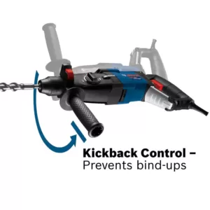 Bosch 8.5 Amp Corded 1-1/8 in. SDS-Plus Variable Speed Concrete/Masonry Rotary Hammer Drill with Carrying Case