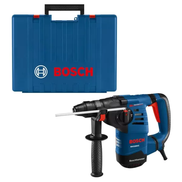 Bosch 8 Amp 1-1/8 in. Corded Variable Speed SDS-Plus Concrete/Masonry Rotary Hammer Drill with Depth Gauge and Carrying Case