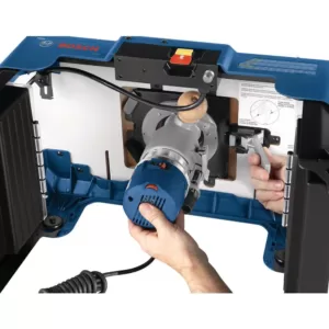 Bosch 26 in. x 16.5 in. Laminated MDF Top Portable Jobsite Router Table with 2-1/2 in. Vacuum Hose Port