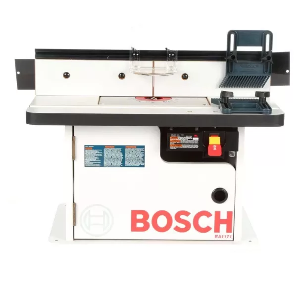 Bosch 25-1/2 in. x 15-7/8 in. Benchtop Laminated MDF Top Cabinet Style Router Table with 2 Dust Collection Ports