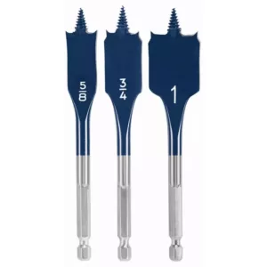 Bosch Daredevil Stubby Length Spade Bit Set (3-Piece)