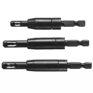 Bosch 1/4 in. Steel Clic-Change Self-Centering Drill Bit Set (3-Piece)