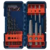 Bosch High-Carbon Steel Spiral Flute Screw Extractor Set (12-Piece)