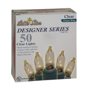 Brite Star 50-Light Clear Strand Lights (Box of 2)