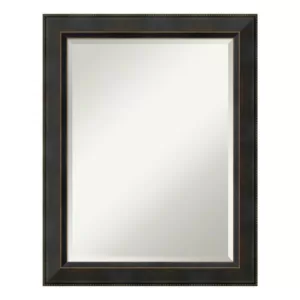 Amanti Art Signore 23 in. W x 29 in. H Framed Rectangular Beveled Edge Bathroom Vanity Mirror in Bronze