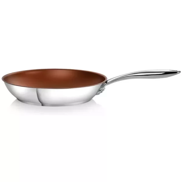 Ozeri Earth Pan ETERNA 12 in. Stainless Steel Nonstick Frying Pan in Bronze