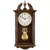 Bulova 20.5 in. H x 9.75 in. W Pendulum Chime Wall Clock