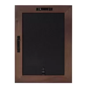 Kate and Laurel Bordeaux Brown Picture Frame (Set of 10)