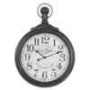 LITTON LANE 39 in. x 28 in. Wood Wall Clock