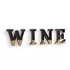 DANYA B Wine Letters Metal Wall Mount Cork Holder