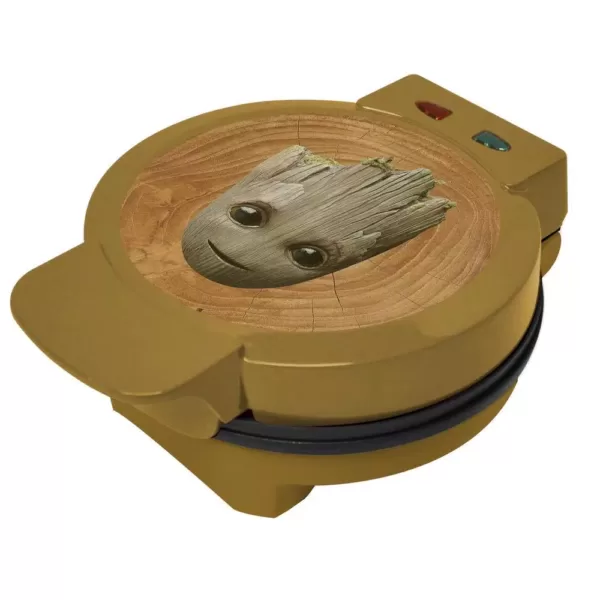 Uncanny Brands Marvel Movie Groot Waffle Brown Maker