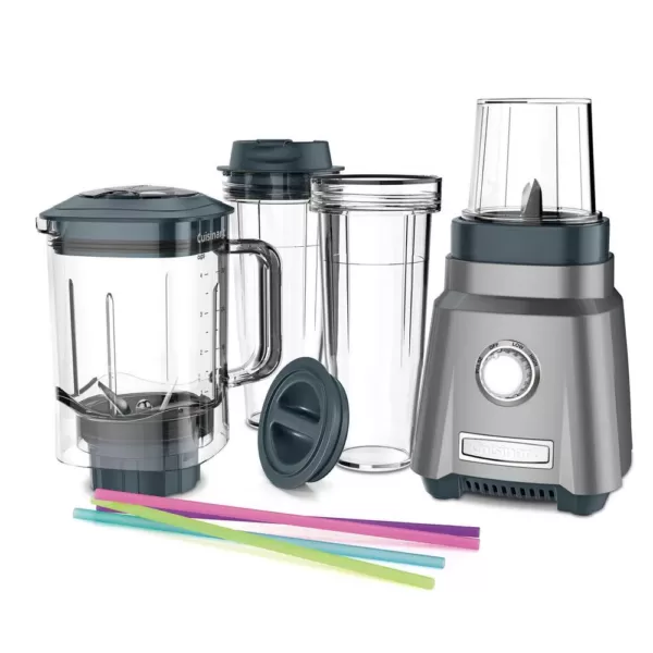 Cuisinart Hurricane 32 oz. 3-Speed Brushed Chrome Compact Juicing Blender