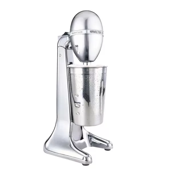 Hamilton Beach Drinkmaster 28 oz. Single Speed Classic Chrome Drink Mixer