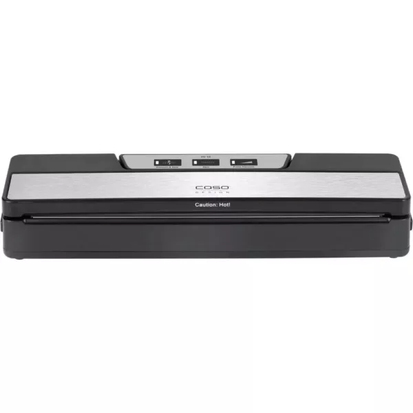 CASO VC 10 Brushed Black Stainless Steel Food Vacuum Sealer