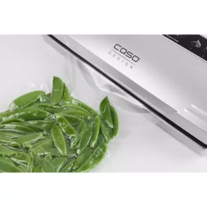 CASO VC 200 Brushed Black Stainless Steel Food Vacuum Sealer