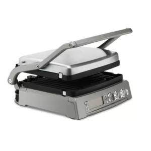 Cuisinart Griddler Elite 240 sq. in. Brushed Stainless Steel Non-Stick Indoor Grill