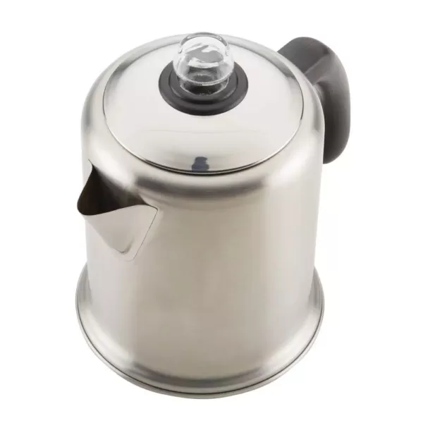 Farberware 8-Cup Brushed Stainless Steel Coffee Percolator