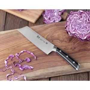 Cangshan S Series 7 in. German Steel Forged Nakiri Vegetable Cleaver