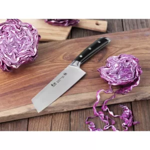 Cangshan S Series 7 in. German Steel Forged Nakiri Vegetable Cleaver