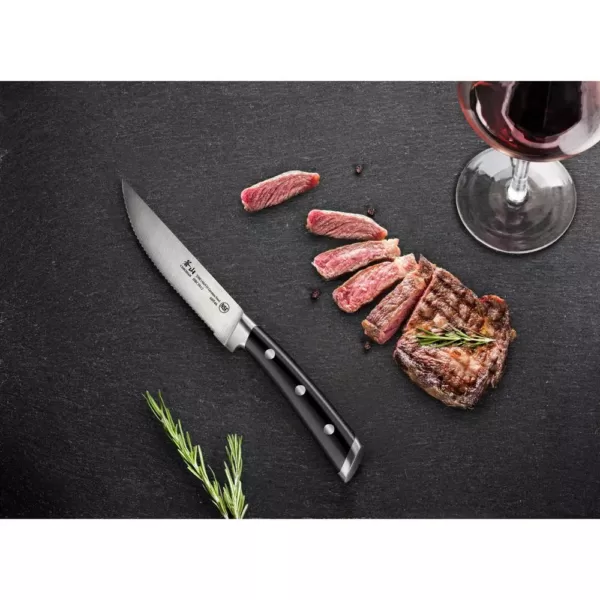 Cangshan S Series 5 in. Blade German Steel Forged Steak Knife Set (4-Piece)