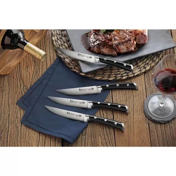 Cangshan S Series 5 in. Blade German Steel Forged Steak Knife Set (4-Piece)