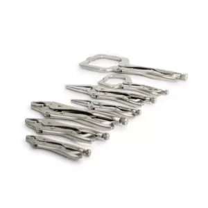 Capri Tools Klinge Locking Pliers Set with The Mechanic's Tray (7-Piece)