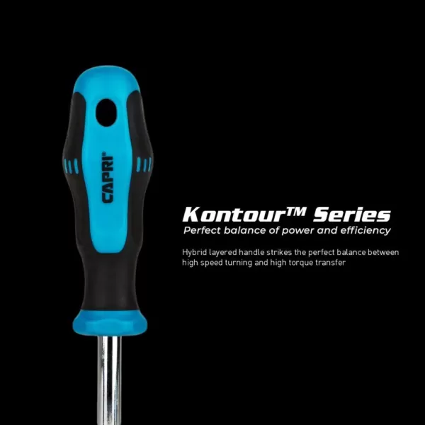 Capri Tools Kontour SAE Hollow Shaft Nut Driver Set (7-Piece)