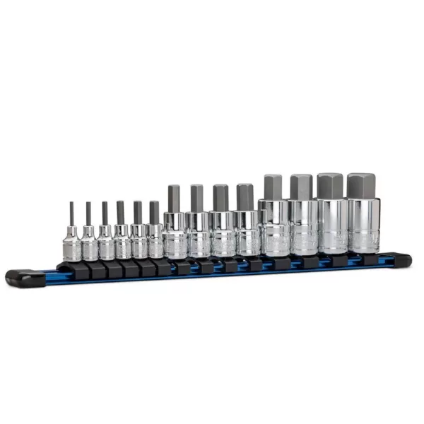 Capri Tools Metric Hex Bit Socket Set (14-Piece)