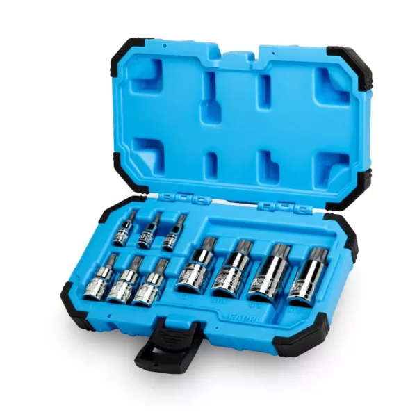 Capri Tools XZN Triple Square Bit Socket Set (10-Piece)