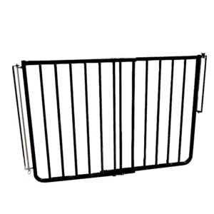 Cardinal Gates 30 in. H x 27 in. to 42.5 in. W x 2 in. D Stairway Special Safety Gate in Black