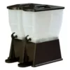 Carlisle 3 gal. Double Economy Reservoir and Trim Polypropylene Black Beverage Dispenser