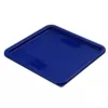 Carlisle Fits 12, 18 and 22 qt. Polyethylene Containers in Blue Lid to Fit StorPlus Square Food Storage Containers (Case of 6)